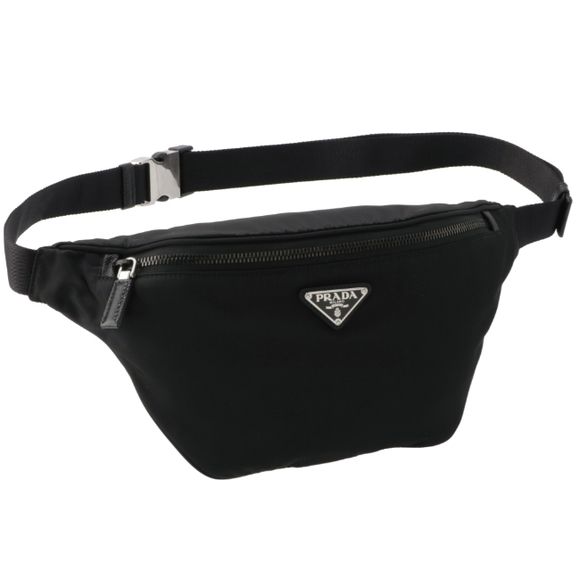 Prada Eco Nylon Body Bag belt Bag Nero Black - Picture 1 of 9